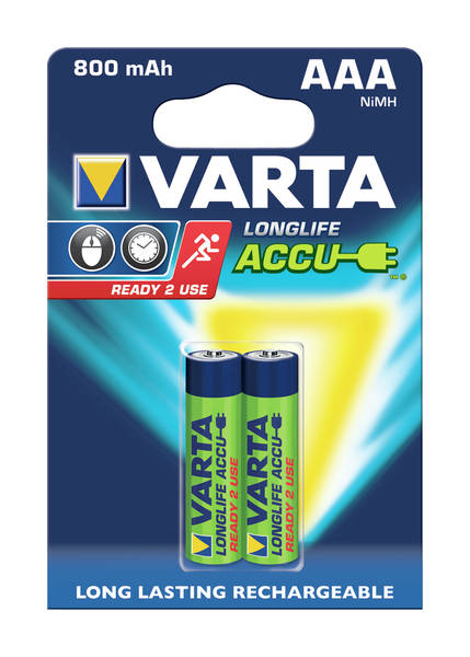 Varta Ready2Use Accu AAA 800mAh Blister mit 2 Stück