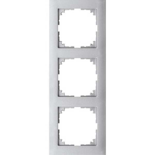 M-Pure Rahmen 3-fach MEG4030-3660 aluminium edelmatt