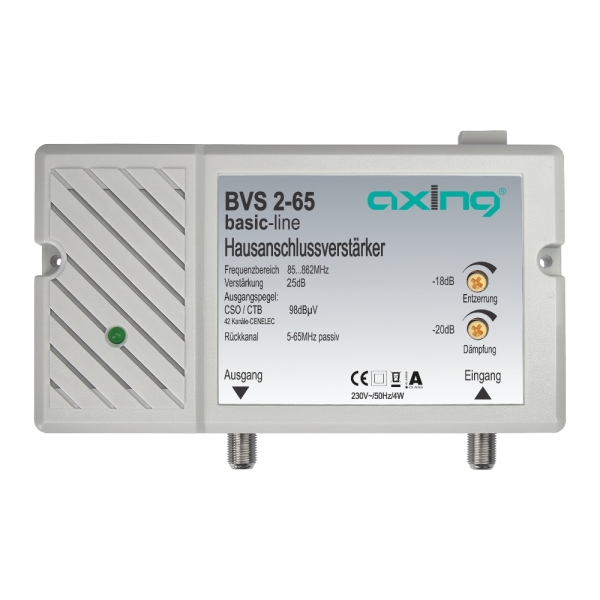 Axing BVS 2-65 CATV Hausanschlussverstärker 25dB