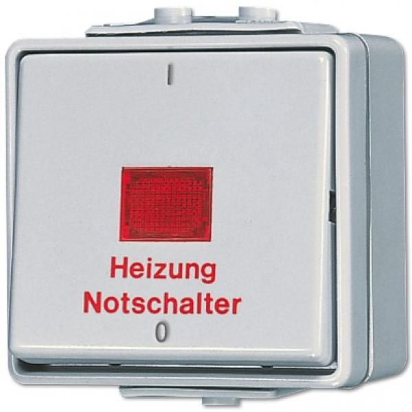 Jung 602HW Heizung-Notschalter Aus 2-pol.